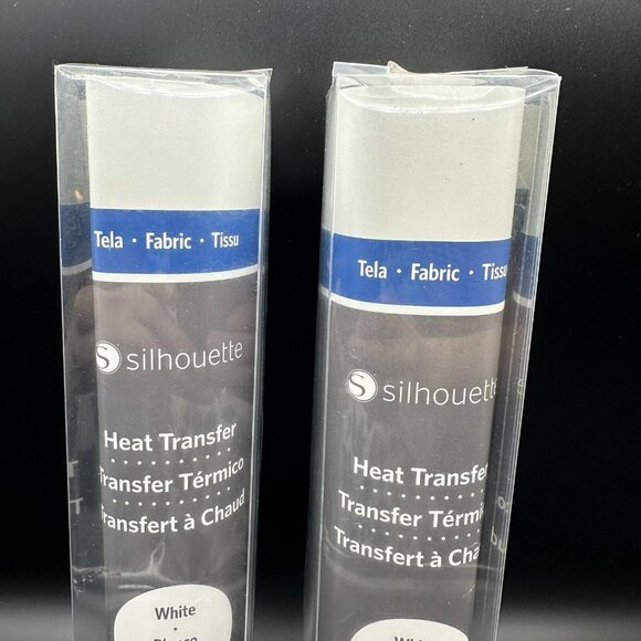 Heat Transfer Rolls Fabric White Silhouette America 12" x 18" Lot of 2 Bundle - Picture 3 of 5